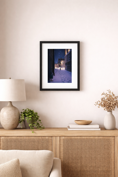 “After Hours” (11x14) Framed Print