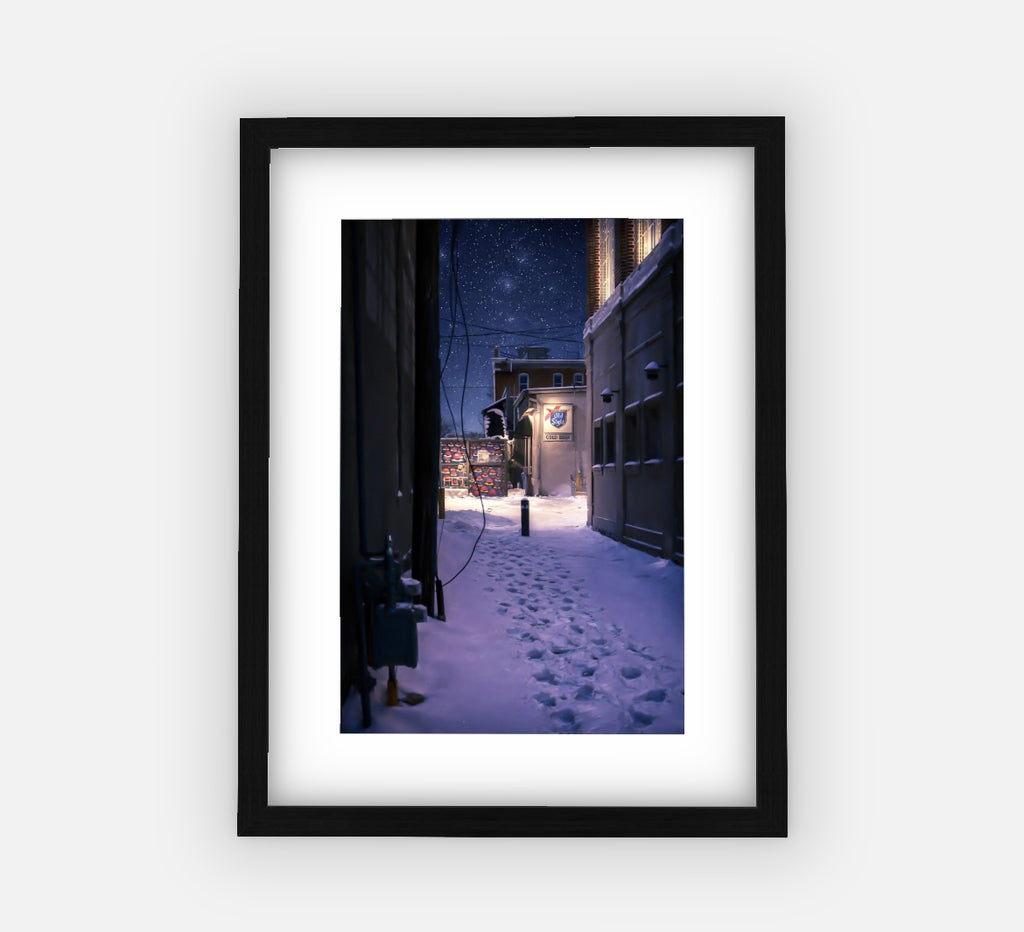 “After Hours” (11x14) Framed Print
