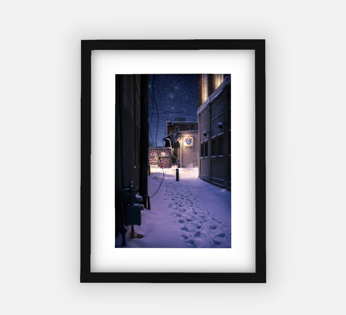 “After Hours” (11x14) Framed Print