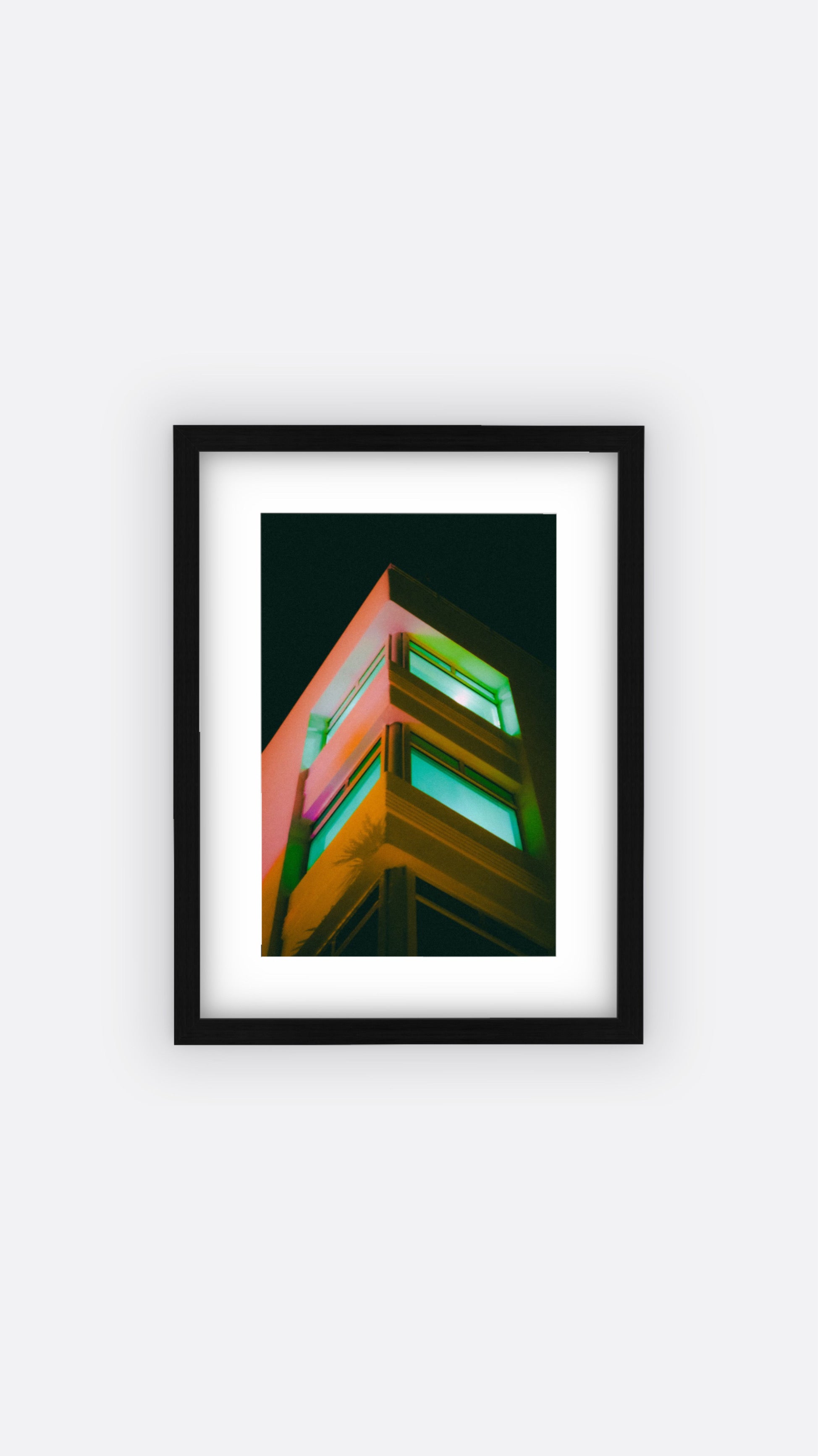 “Miami Nights” (11x14) Framed Print